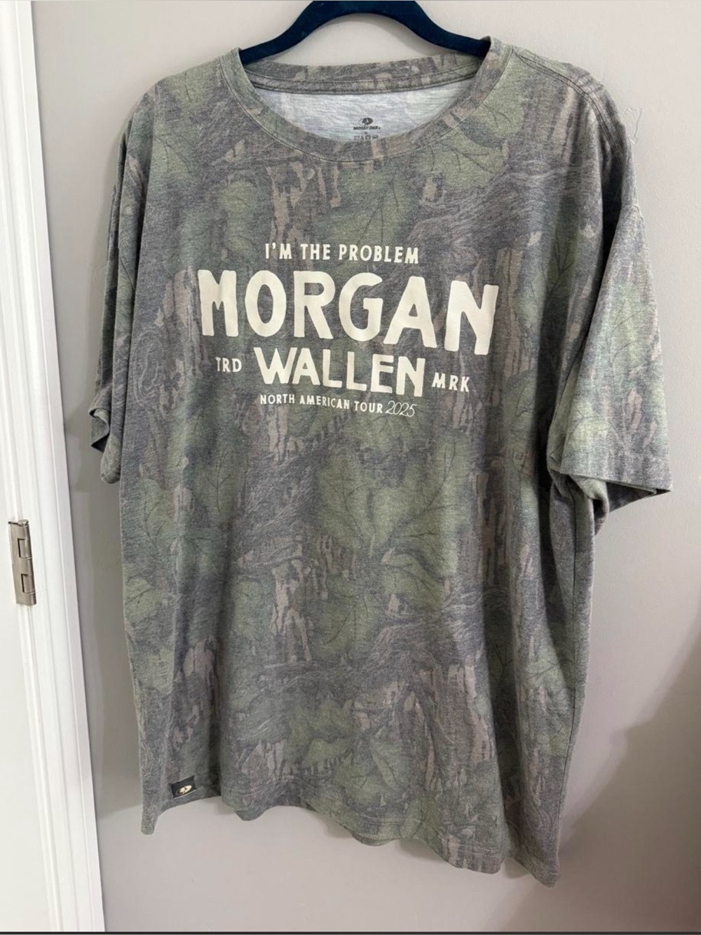 Mossy Oak Camo Morgan Wallen Short Sleeve Tee
